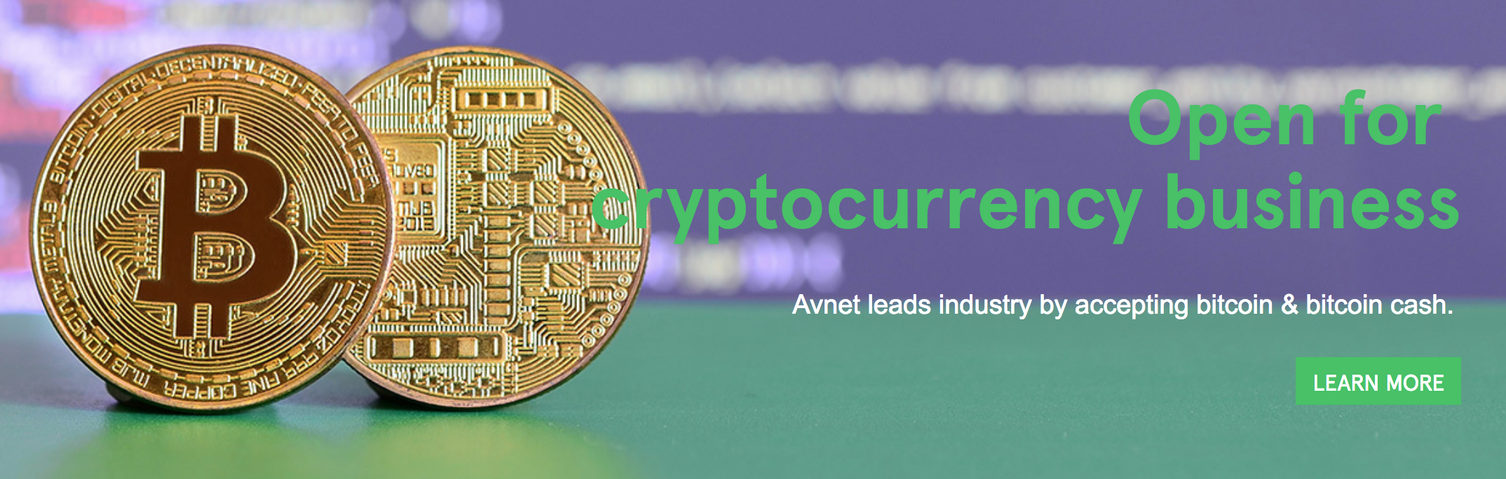Fortune 500-Firma Avnet: Kunden können nun mit Bitcoin (BTC) und Bitcoin Cash (BCH) zahlen
