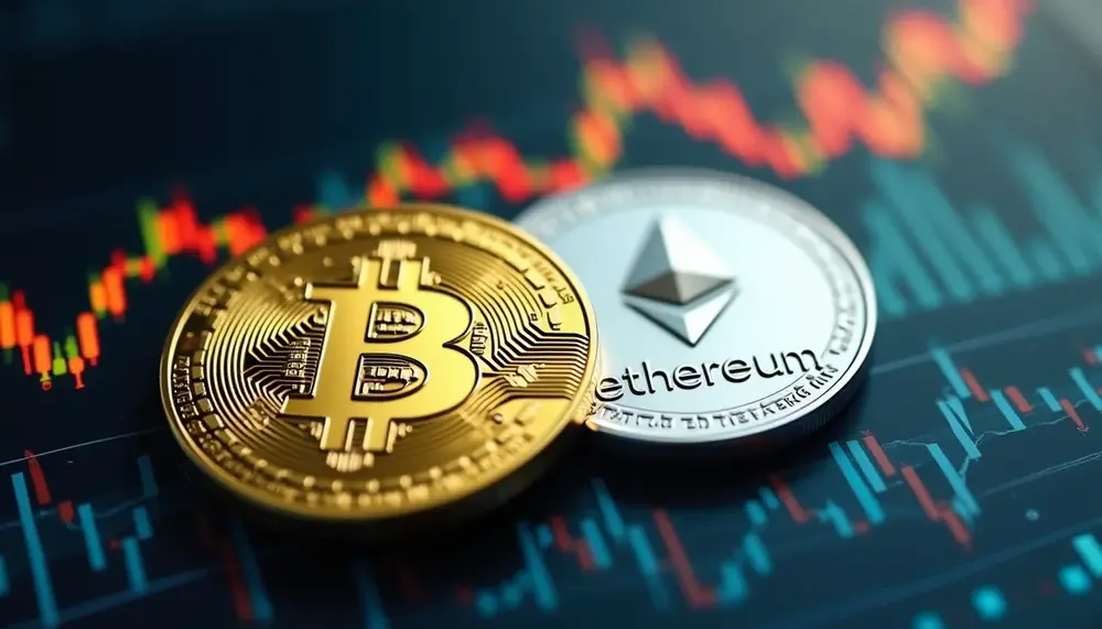 Kryptowährungen im Aufwind: Bitcoin und Ethereum zeigen Kursgewinne am Montagvormittag